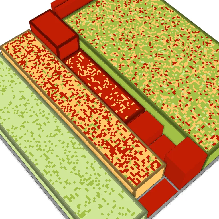 Depicting Uncertainty in 2.5D Treemaps