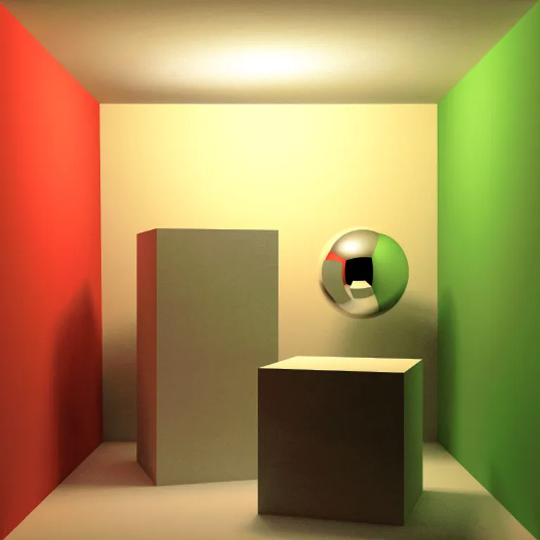 Thumbnail of Cornell Box Path traced using WebGL and TypeScript