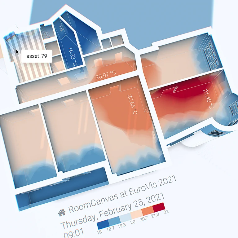 Thumbnail of RoomCanvas: A Visualization System for Spatiotemporal Temperature Data in Smart Homes